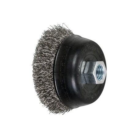 Pferd Crimped Cup, .014SS Wire, 3-1/2 82359